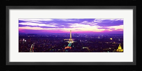 Framed France, Paris, Eiffel Tower Print