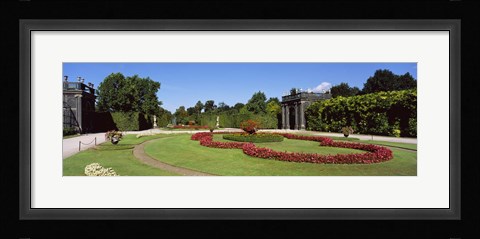 Framed Formal garden in front of a building, Schonbrunn Gardens, Vienna, Austria Print