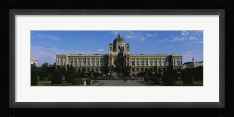 Framed Facade of a museum, Museum Of Fine Arts, Vienna, Austria Print