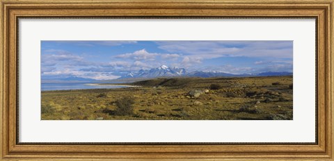 Framed Clouds over a landscape, Las Cumbres, Parque Nacional, Torres Del Paine National Park, Patagonia, Chile Print