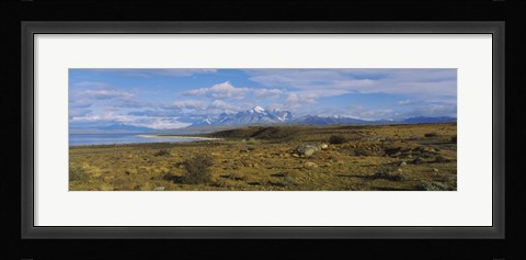 Framed Clouds over a landscape, Las Cumbres, Parque Nacional, Torres Del Paine National Park, Patagonia, Chile Print