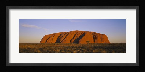 Framed Ayers Rock, Uluru-Kata Tjuta National Park, Northern Territory, Australia Print