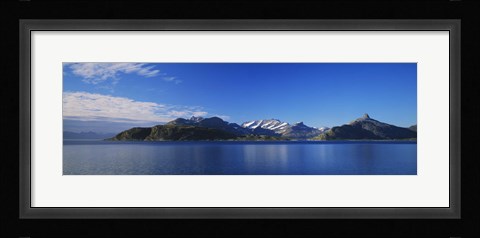Framed Lake on mountainside, Sorfolda, Bodo, Nordland, Norway Print