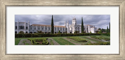 Framed Portugal, Lisbon, Facade of Jeronimos Monastery Print