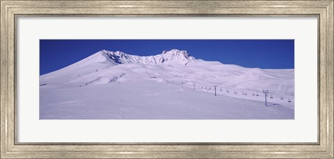 Framed Turkey, Ski Resort on Mt Erciyes Print