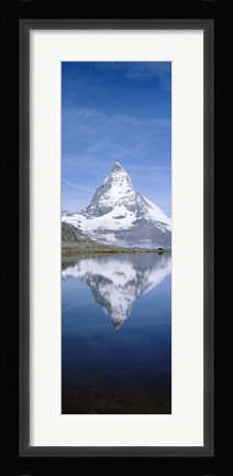 Framed Matterhorn, Zermatt, Switzerland (vertical) Print