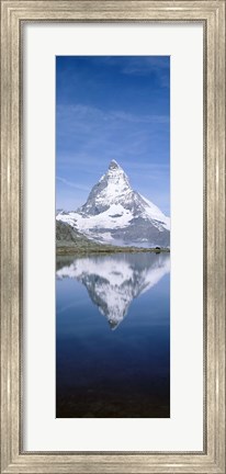 Framed Matterhorn, Zermatt, Switzerland (vertical) Print