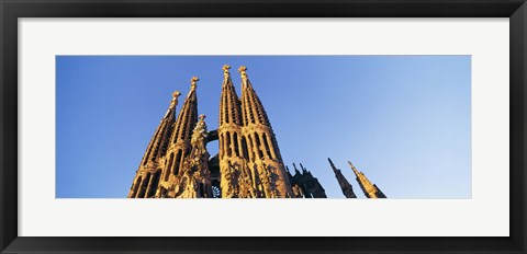Framed Low angle view of a church, Sagrada Familia, Barcelona, Spain Print