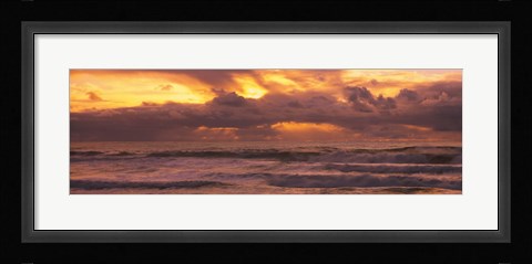 Framed Clouds over the ocean, Pacific Ocean, California, USA Print