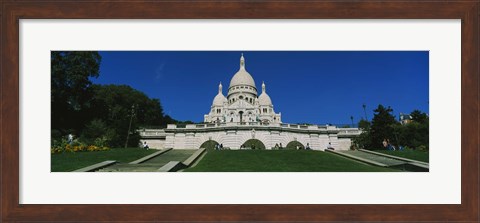 Framed Facade of a basilica, Basilique Du Sacre Coeur, Paris, France Print