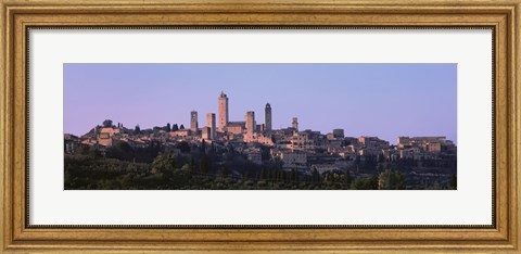 Framed San Gimignano, Tuscany, Italy Print