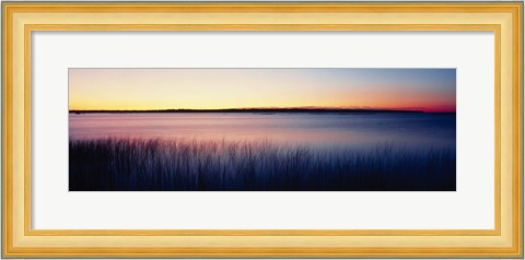 Framed Sunrise Lake Michigan WI USA Print