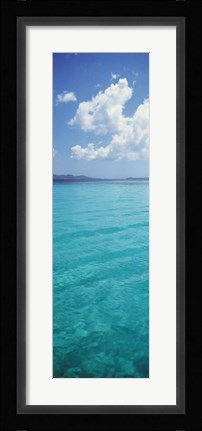 Framed Clouds over the sea, St. Thomas, US Virgin Islands Print