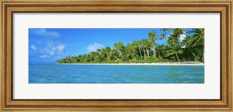 Framed Tetiaroa Atoll French Polynesia Tahiti Print