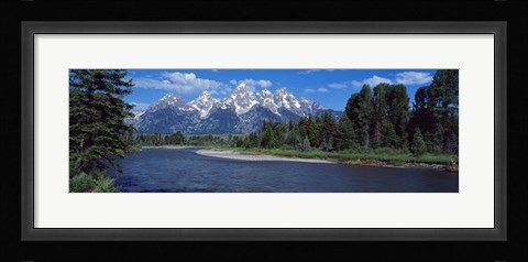 Framed Snake River &amp; Grand Teton WY USA Print