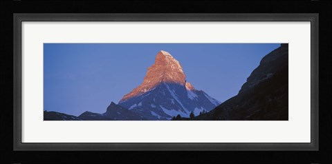 Framed Mt Matterhorn Zermatt Switzerland Print