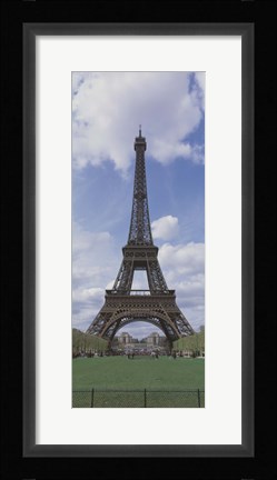 Framed Low angle view of a tower, Eiffel Tower, Paris, Ille-De-France, France Print