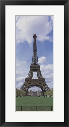 Framed Low angle view of a tower, Eiffel Tower, Paris, Ille-De-France, France Print