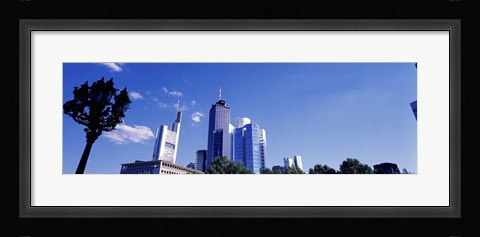 Framed AM Main Bank, Frankfurt, Germany Print