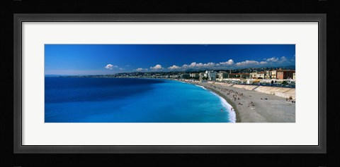 Framed Mediterranean Sea French Riviera Nice France Print