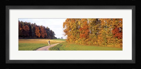 Framed Woman On Horse, Cantone Zug, Switzerland Print