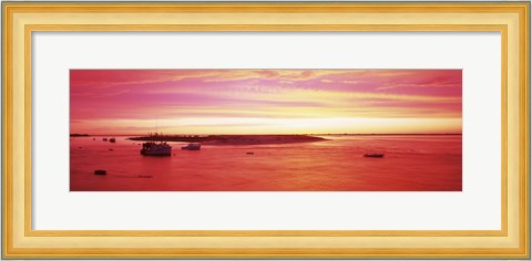 Framed Sunrise Chatham Harbor Cape Cod MA USA Print