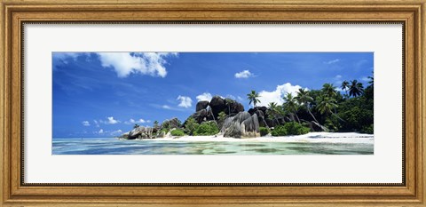 Framed La Digue Seychelles Print