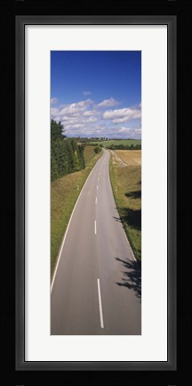 Framed Road, Southern Germany Print