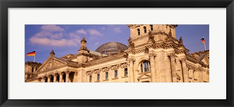 Framed Germany, Berlin, Reichstag, glass dome Print