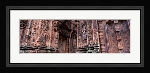 Framed Bantreay Srei nr Siem Reap Cambodia Print