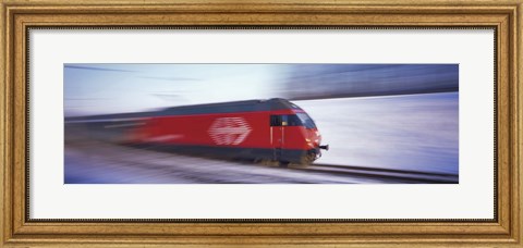 Framed SBB Train Switzerland Print