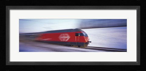 Framed SBB Train Switzerland Print