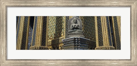 Framed Emerald Buddha, Wat Phra Keo, Bangkok, Thailand Print