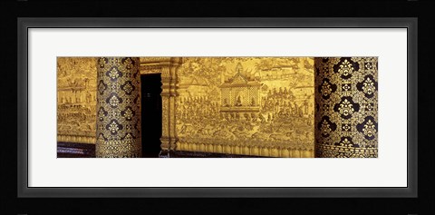 Framed Wat Mai Luang Prabang Laos Print
