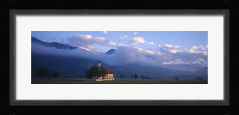 Framed Saint Coloman Church, Bavaria, Germany Print