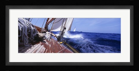 Framed Yacht Race Print