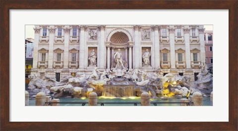 Framed Trevi Fountain Rome Italy Print