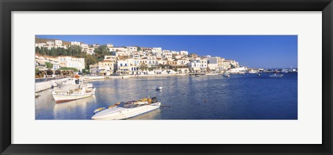 Framed Andros, Cyclades, Greece Print