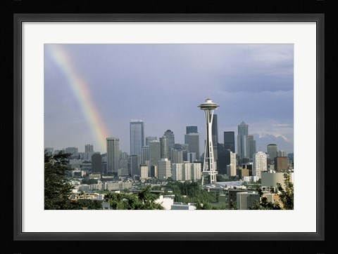 Framed Rainbow Seattle WA Print