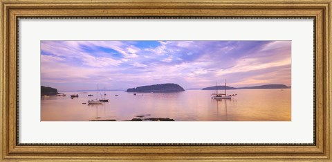 Framed Frenchman Bay, Bar Harbor, Maine, USA Print