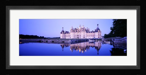 Framed Chateau Royal De Chambord, Loire Valley, France Print