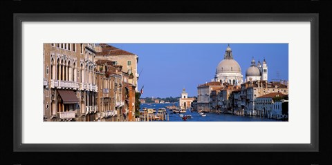 Framed Buildings Along the Grand Canal, Venice Italy Print