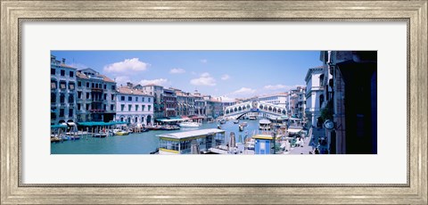 Framed Rialto and Grand Canal Venice Italy Print