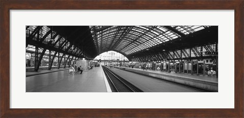 Framed Train Station, Cologne, Germany Print