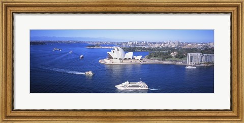 Framed Sydney Harbor, Sydney, Australia Print