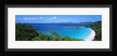 Framed Trunk Bay, St. John US Virgin Islands Print