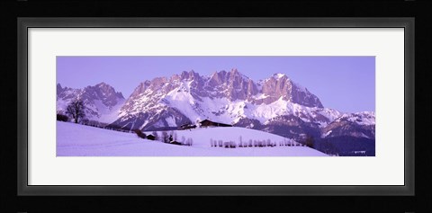 Framed Wilder Kaiser Austrian Alps Print