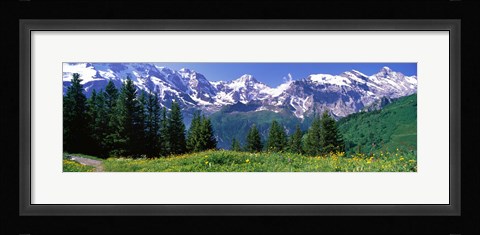 Framed Murren Switzerland Print