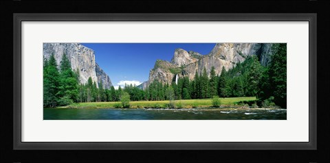 Framed Bridal Veil Falls, Yosemite National Park, California, USA Print