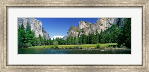 Framed Bridal Veil Falls, Yosemite National Park, California, USA Print